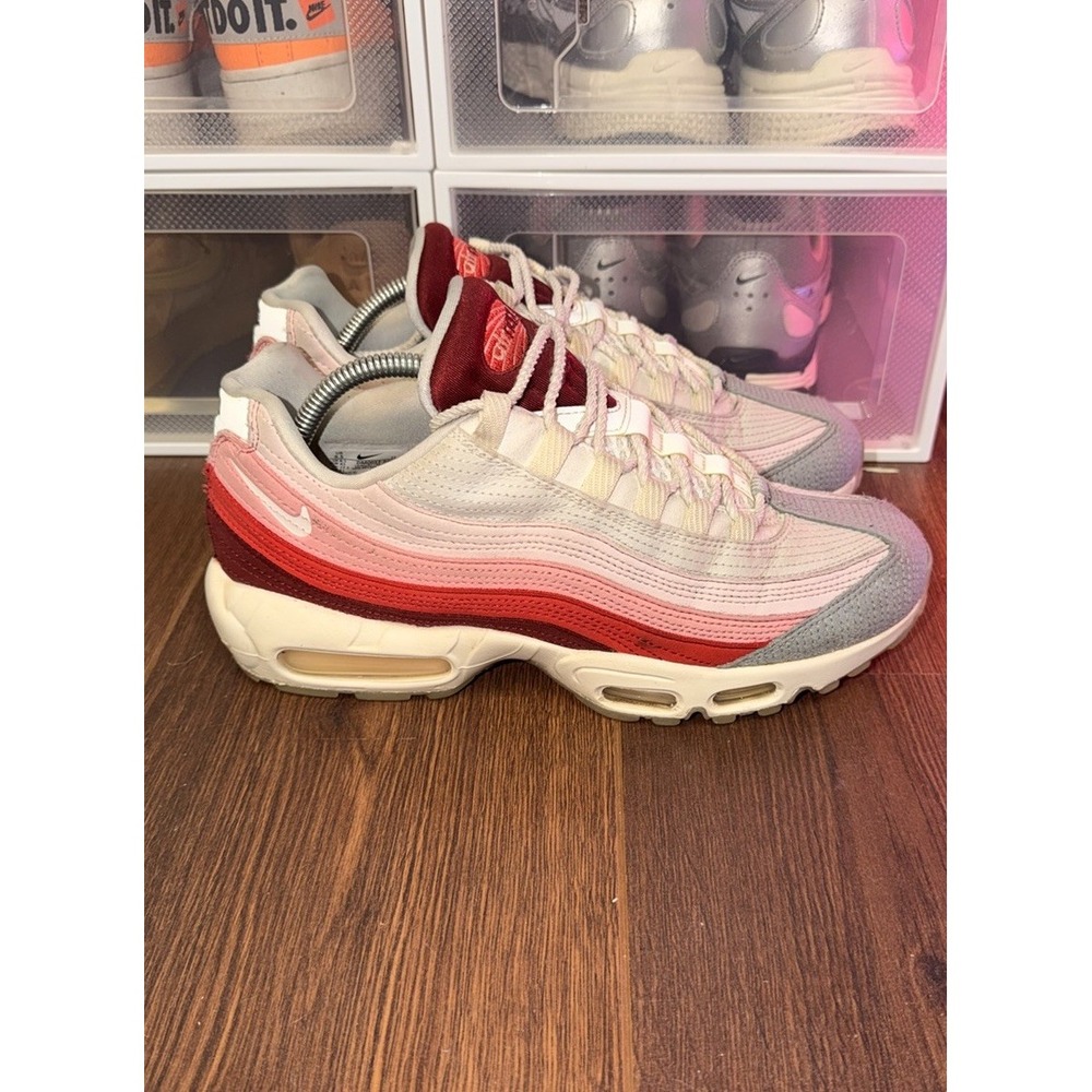 Size 9.5 - Nike Air Max 95 Anatomy Of Air DM0012-600 Red Sneaker Mens